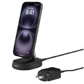 Belkin BoostCharge Pro Convertible Magnetic Wireless Charging Stand With Qi2 + 20W Wall Charger +USB-C Cable- Black(WIA008auBK), 15W, 2 Years Warranty - Image 1