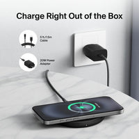 Belkin BoostCharge Wireless Charging Pad 15W - Black (WIA012auBK), Qi, 20W USB-C PSU, 1.5M USB-C to USB-C Cable, Fast,  $2,500 CEW, 2 Year Warranty - Image 4