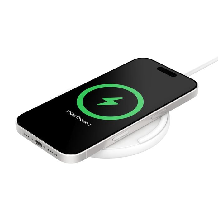 Belkin BoostCharge Wireless Charging Pad (15W) + USB-C to USB-C Cable (1.5M) - White (WIA012fqWH), LED Indicator, $2500 CEW, 2 Years Warranty - Image 5