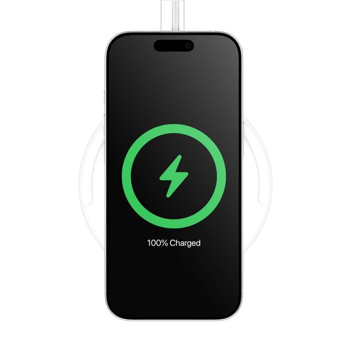 Belkin BoostCharge Wireless Charging Pad + USB-C to USB-C Cable (1.5M) - White (WIA012fqWH), 15W, LED Indicator, Apple iPhone,Samsung.2 Years Warranty - Image 3
