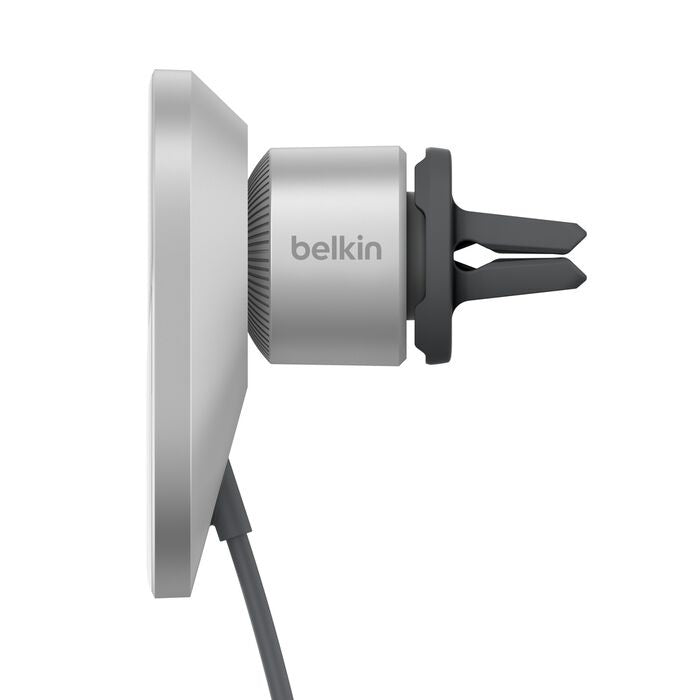 Belkin BoostCharge Pro Magnetic Qi2 Wireless Car Charger + 20W Car PSU +USB-C Cable (1.2M) - White (WIC008btGR-V2), 15W, Apple iPhone,2 Years Warranty - Image 3