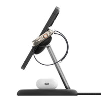 Belkin BoostCharge Pro 3-in-1 Magnetic Qi2 Wireless Charging Stand + 36W Wall Charger + USB-C Cable - Black(WIZ023AUBK),15W,CEW $2500,2 Years Warranty - Image 2