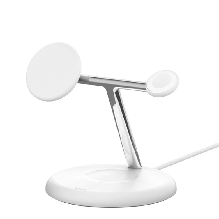 Belkin BoostCharge Pro 3-in-1 Magnetic Qi2 Wireless Charging Stand + 36W Wall Charger + USB-C Cable - White(WIZ023AUWH),15W,CEW $2500,2 Years Warranty - Image 3