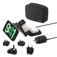 Belkin BoostCharge Pro Convertible 3-in-1 Magnetic Wireless Charging Travel Pad with Qi2 + 36W PSU + USB-C Cable- Black (WIZ024fqBK), 2 Years Warranty - Image 4