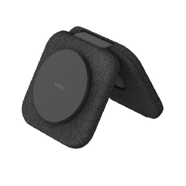 Belkin BoostCharge Pro 2-in-1 Magnetic Qi2 Charging Travel Pad + 30W Wall Charger + USB-C Cable (1.5M) - Black (WIZ026auBK), 15W, 2 Years Warranty