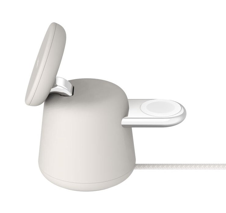 Belkin BoostCharge Pro 2-in-1 Wireless Qi2 Charging Dock + 30W USB-C PSU + USB-C Cable (1.5M) - Sand (WIZ027auH37), 15W, CEW $2500, 2 Years Warranty - Image 2