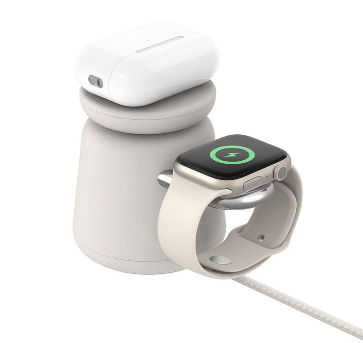 Belkin BoostCharge Pro 2-in-1 Wireless Qi2 Charging Dock + 30W USB-C PSU + USB-C Cable (1.5M) - Sand (WIZ027auH37), 15W, CEW $2500, 2 Years Warranty - Image 4