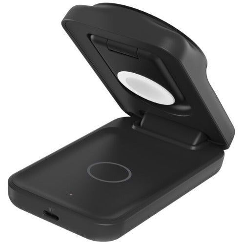 Belkin UltraCharge 3-in-1 Foldable Magnetic Charger w/ Qi2 (25W) +USB-C Wall Charger(45W)+USB-C Cable(15M)-Black(WIZ037auBK),$2500CEW,2 Years Warranty - Image 2
