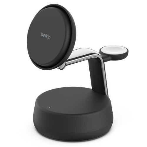 Belkin UltraCharge Pro 3-in-1 Wireless Qi2 Charging Dock + 45W USB-C PSU + USB-C Cable (1.5M) - White (WIZ040auSD), 25W, CEW $2500, 2 Years Warranty - Image 2