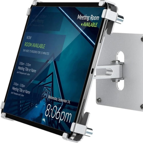 USP Universal Anti-Theft iPad & Tablet Wall Mount - Silver, 360° Rotation, Firts 9.7" to 13",Perfect for iPad & Galaxy Tab, 5 Years Warranty - Image 1