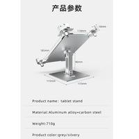 USP Universal Anti-Theft iPad & Tablet Wall Mount - Silver, 360° Rotation, Firts 9.7" to 13",Perfect for iPad & Galaxy Tab, 5 Years Warranty - Image 4