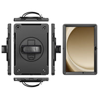 USP Samsung Galaxy Tab A9+ (11") Case Black - Built-in-Kickstand, Hand & Shoulder Strap, DropProof, ShockProof, 5 Years Warranty - Image 2