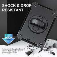 USP Samsung Galaxy Tab A9+ (11") Case Black - Built-in-Kickstand, Hand & Shoulder Strap, DropProof, ShockProof, 5 Years Warranty - Image 4