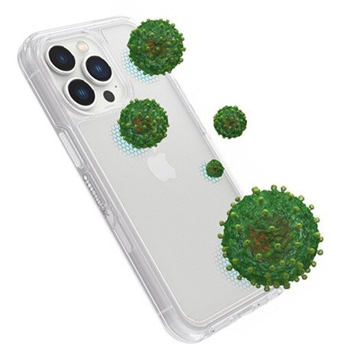 OtterBox Symmetry Clear Apple iPhone 13 Pro Case Clear - (77-83490), Antimicrobial, DROP+ 3X Military Standard, Raised Edges, 7 Years Warranty - Image 4