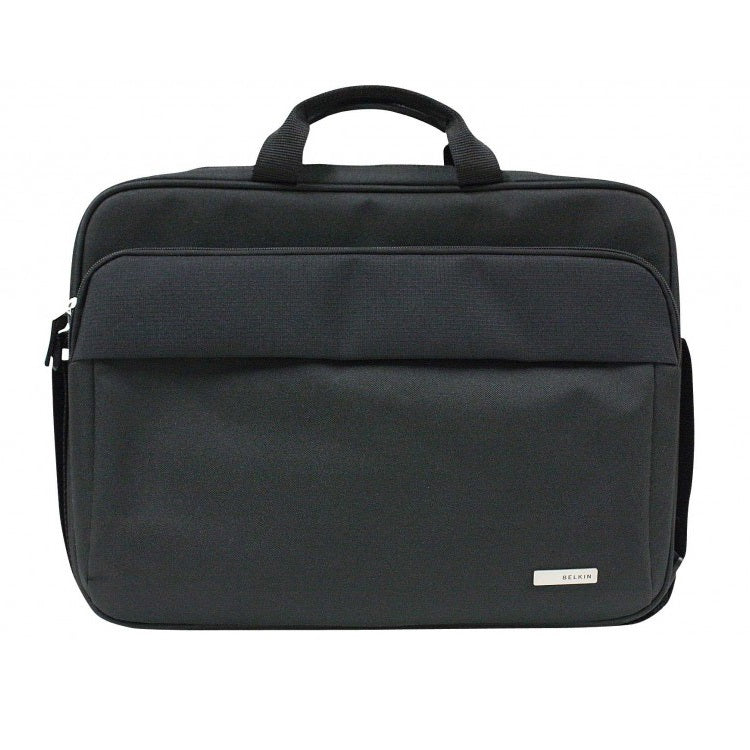 Belkin 15.6" Simple Toploader Laptop Bag - Black (F8N657), Comfortable Shoulder Strap, Made for Long Travelling, 2 Years Warranty - Image 2