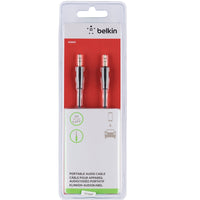Belkin 3.5 mm Gold Plated AUX Cable (2M) - Black (F3Y117bt2M), Plug-In & Play Anywhere, Perfect for Connecting, Apple, 2 Years Warranty - Image 3