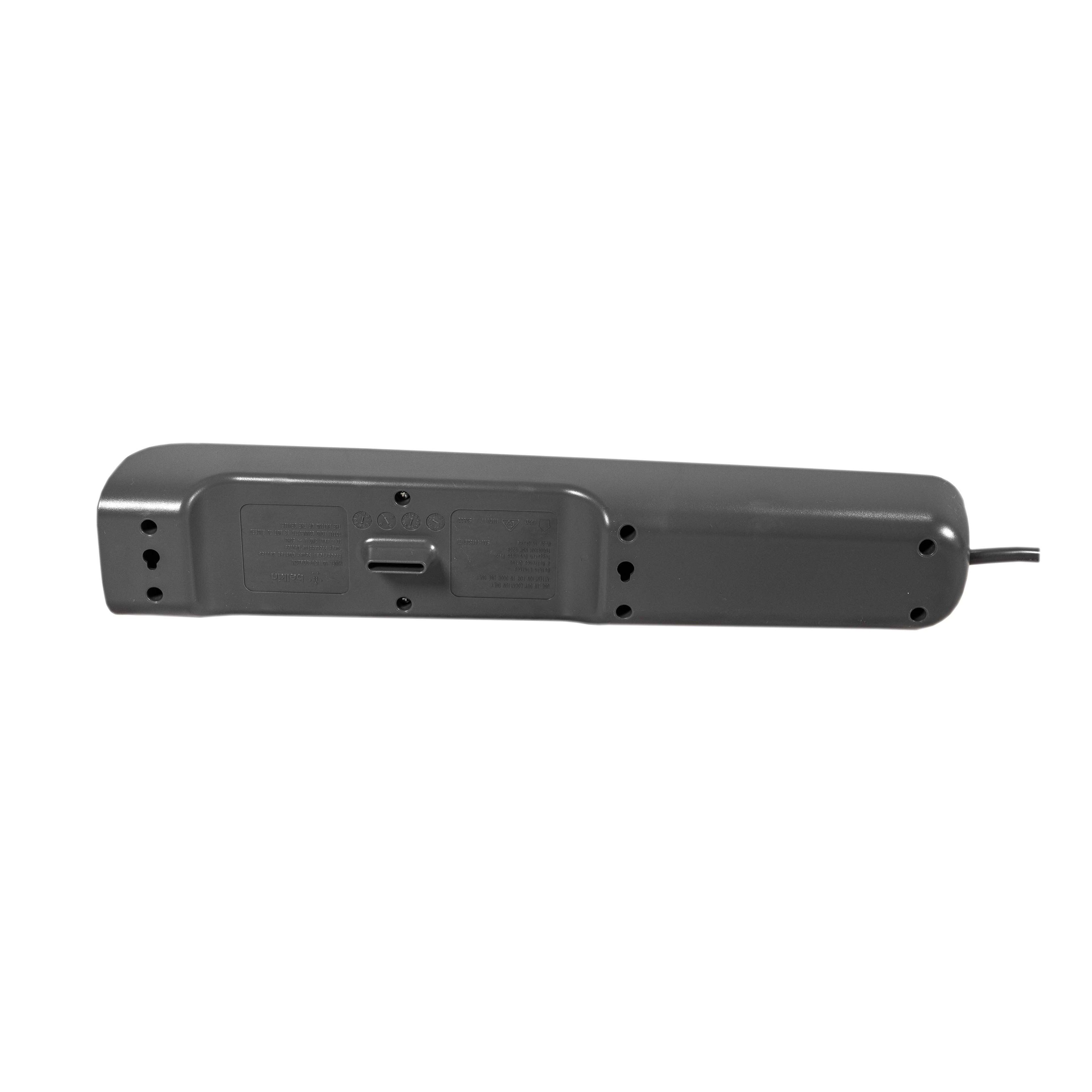 Belkin SurgeMaster 4-Outlet Surge Protection Strip - White/Grey (BSV400au2M), 2M Power Cord, 525 Joules Protection, CEW $20,000, 2 Years Warranty - Image 4