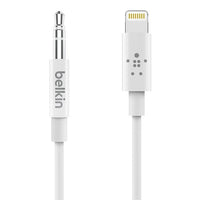 Belkin 3.5 mm Audio Cable With Lightning Connector (0.9M) - White (AV10172bt03-WHT), High Resolution Audio, MFI-Certified, Apple, 2 Years Warranty - Image 1