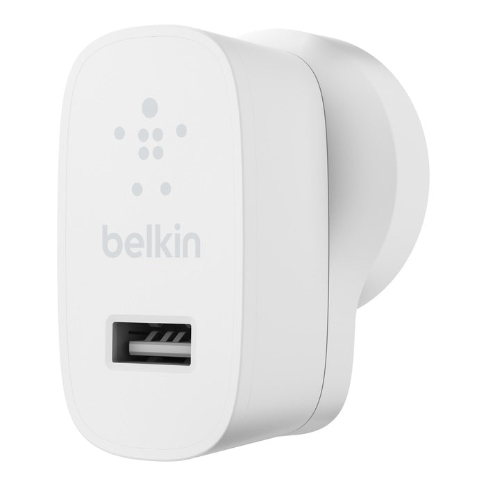 Belkin BoostCharge 12W USB-A Wall Charger - White (WCA002auWH), Portable & Powerful, Lightweight & Compact, Travel-Ready, 2 Years Warranty - Image 2