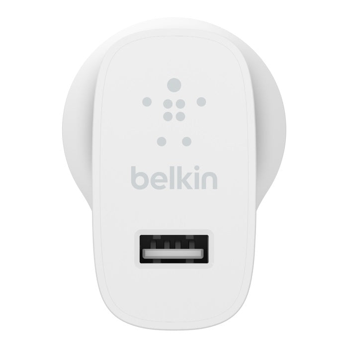 Belkin BoostCharge 12W USB-A Wall Charger - White (WCA002auWH), Portable & Powerful, Lightweight & Compact, Travel-Ready, 2 Years Warranty - Image 4