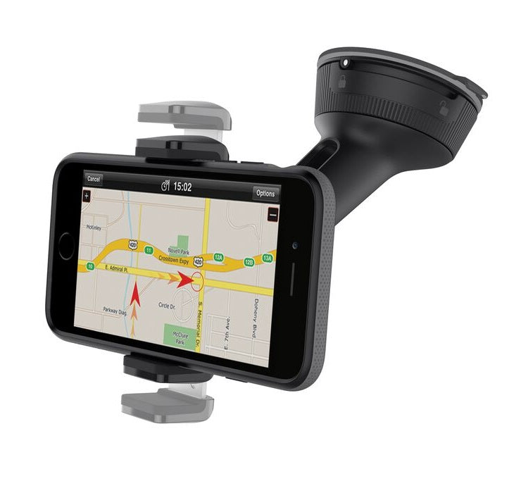 Belkin Universal Car Mount - Black (F8M978BT), 360 Degree Rotation, Fits up to (6") Screen Size, Securely Attaches to Dash & Window, 2 Years Warranty - Image 2