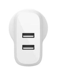 Belkin BoostCharge 24W Dual USB-A Wall Charger + USB-A to USB-C Cable (1M) - White (WCE001au1MWH), 2xUSB-A (12W), CEW $2,500, 2 Years Warranty - Image 2