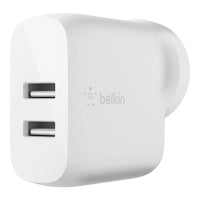 Belkin BoostCharge 24W Dual USB-A Wall Charger + USB-A to USB-C Cable (1M) - White (WCE001au1MWH), 2xUSB-A (12W), CEW $2,500, 2 Years Warranty - Image 3