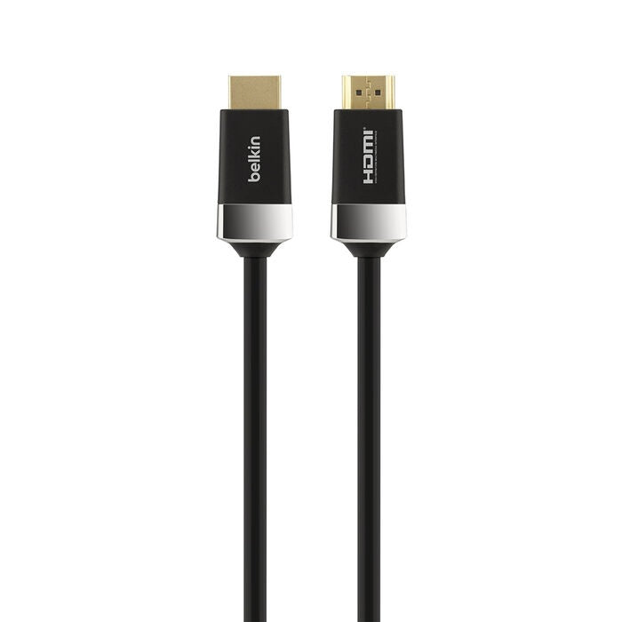 Belkin Advanced Series High Speed 4K HDMI Cable with Ethernet (2M) - Black(AV10050bt2M), Ultra HD 4K @ 60Hz + HDR, 18Gbps Bandwidth,2 Years Warranty - Image 3