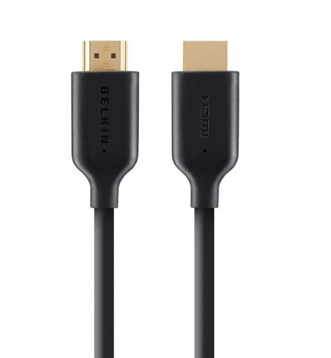 Belkin High Speed HDMI Cable With Ethernet (1M) - Black(F3Y021bt1M), Ultra HD 4K & 1080p Support,120Hz, 3D Compatible,10.2 Bandwidth, 2 Years Warranty - Image 3