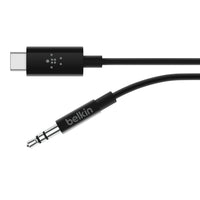 Belkin RockStar USB-C to 3.5mm Audio Cable (0.9M) - Black (F7U079bt03-BLK), Superior Audio, Apple iPhone, USB-IF Certified, 2 Years Warranty - Image 2