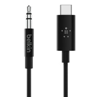 Belkin RockStar USB-C to 3.5mm Audio Cable (0.9M) - Black (F7U079bt03-BLK), Superior Audio, Apple iPhone, USB-IF Certified, 2 Years Warranty - Image 3