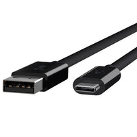 Belkin 3.1 USB-C to USB-A Cable (1M) - Black (F2CU029bt1M-BLK), 3A/60W, 10Gbps, Thunderbolt 3, Reversible USB-C Connector, 2 Years Warranty - Image 2