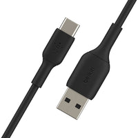 Belkin BoostCharge USB-C to USB-A Cable (1M) - Black (CAB001bt1MBK), 3A/15W, 480Mbps, 25K+ Bends, Samsung, USB-IF Certified, 2 Years Warranty - Image 4