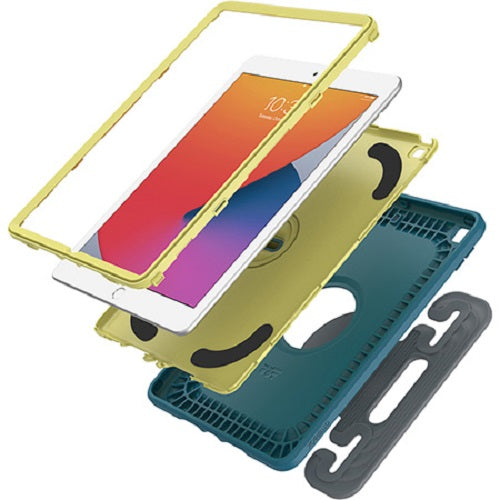 OtterBox Kids EasyGrab Apple iPad (10.2") (9th/8th/7th Gen) Case Galaxy Runner Blue (Blue/Green) - (77-81187), Rugged Protection, 7 Years Warranty - Image 1
