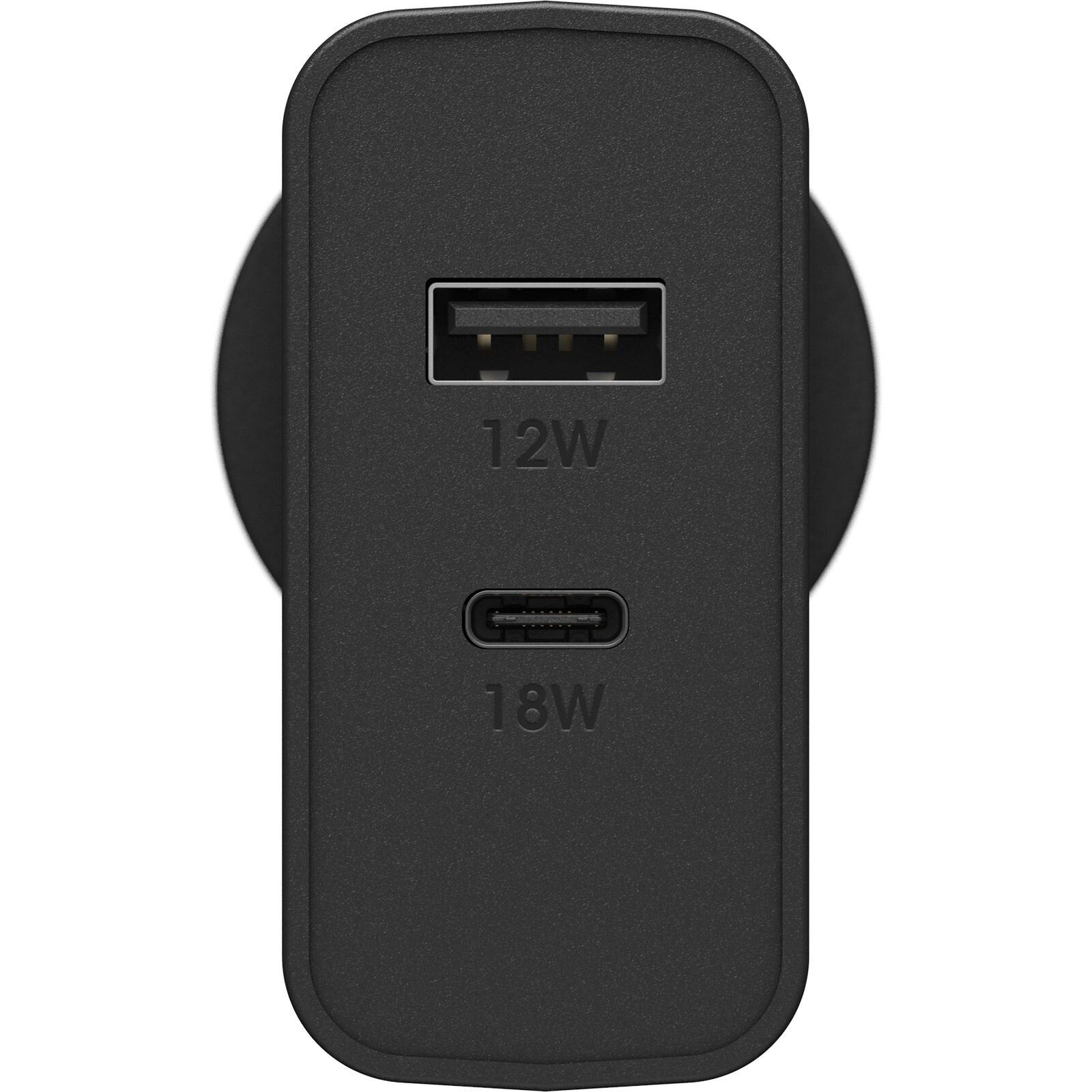 OtterBox 30W Dual Port Premium PD Fast Wall Charger - Black (78-80029), (USB-C 18W & USB-A 12), Drop Tested, Safe & Smart Charging, 2 Years Warranty - Image 3