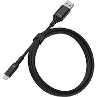 OtterBox Lightning to USB-A (2.0) Cable (1M) - Black (78-52525), 3 AMPS (60W), MFi, 3K Bend/Flex, 480Mbps Transfer, Durable, 2 Years Warranty - Image 1