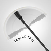OtterBox Lightning to USB-A (2.0) Cable (1M) - Black (78-52525), 3 AMPS (60W), MFi, 3K Bend/Flex, 480Mbps Transfer, Durable, 2 Years Warranty - Image 3