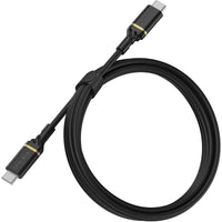 LS OtterBox USB-C to USB-C (2.0) PD Fast Charge Cable (1M) - Black (78-52541),3 AMPS (60W),Samsung Galaxy,Apple iPhone,iPad, 2 Years Warranty - Image 1