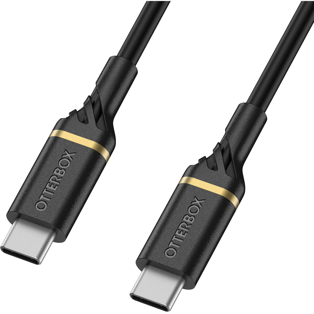 LS OtterBox USB-C to USB-C (2.0) PD Fast Charge Cable (1M) - Black (78-52541),3 AMPS (60W),Samsung Galaxy,Apple iPhone,iPad, 2 Years Warranty - Image 2