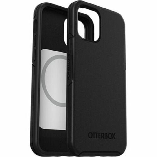 OtterBox Symmetry+ MagSafe Apple iPhone 12 Pro Max Case Black - (77-80139), Antimicrobial, DROP+ 3X Military Standard, 7 Years Warranty - Image 1