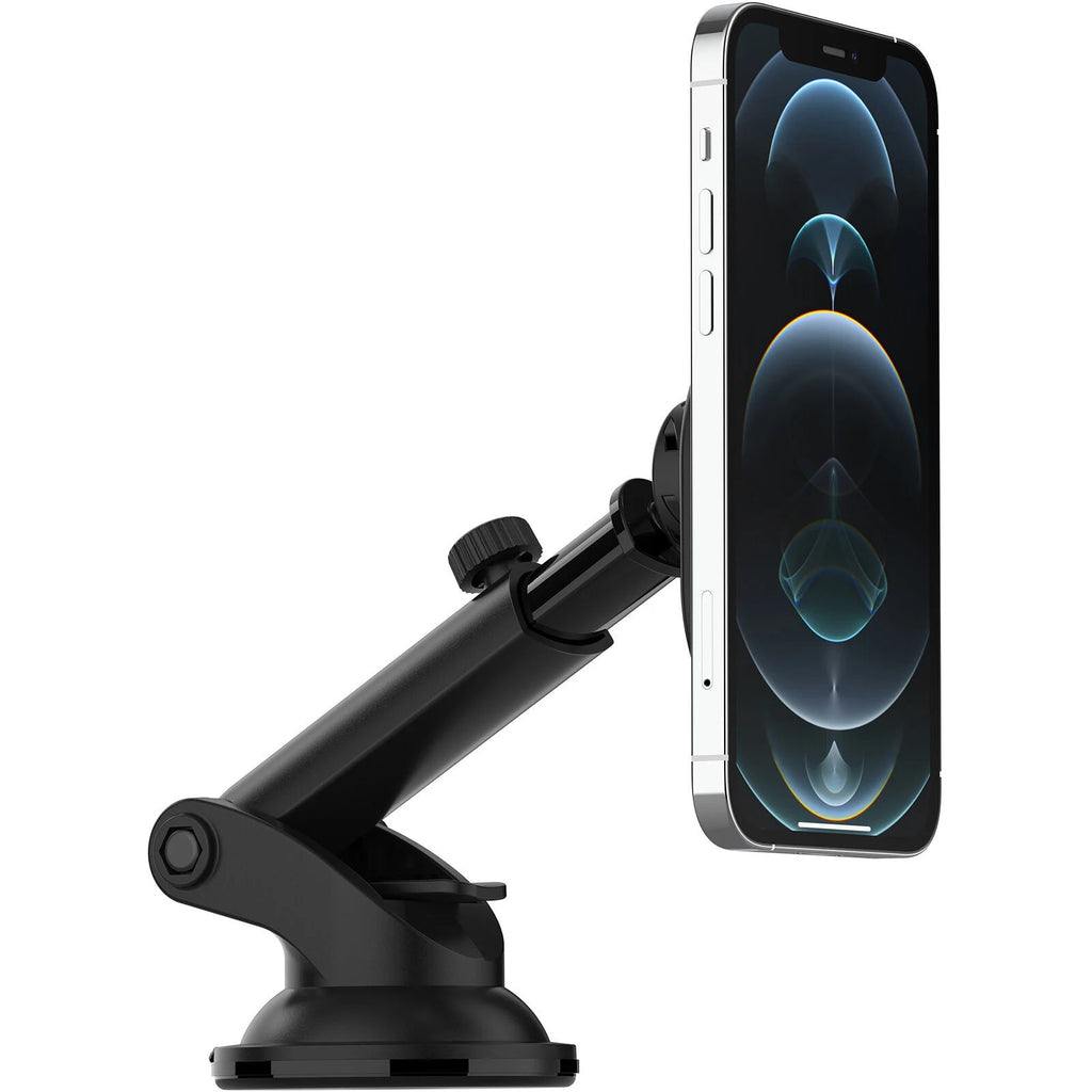 OtterBox Car Dash & Windshield Mount for MagSafe Black-(78-80446),Adjustable Mount,Strong Magnetic Alignment,Holds phone Securely, 2 Years Warranty - Image 2