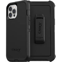OtterBox Defender Apple iPhone 12 Pro Max Case Black - (77-65449), DROP+ 4X Military Standard, Multi-Layer, Included Holster, 7 Years Warranty - Image 1