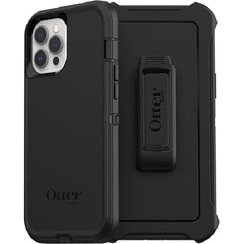 OtterBox Defender Apple iPhone 12 Pro Max Case Black - (77-65449), DROP+ 4X Military Standard, Multi-Layer, Included Holster, 7 Years Warranty - Image 5