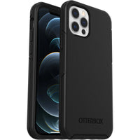 OtterBox Symmetry Apple iPhone 12 / iPhone 12 Pro Case Black - (77-65414), DROP+ 3X Military Standard, Raised Edges, Ultra-Sleek,7 Years Warranty - Image 1