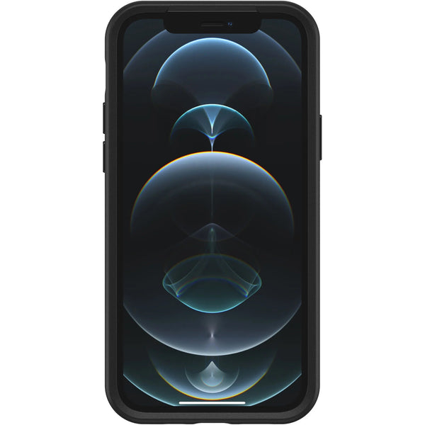 OtterBox Symmetry Apple iPhone 12 / iPhone 12 Pro Case Black - (77-65414), DROP+ 3X Military Standard, Raised Edges, Ultra-Sleek,7 Years Warranty
