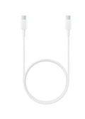 Samsung 60W USB-C to USB-C (2.0) Cable (1M) - White(EP-DA705BWEGWW), Versatile Compatibility, 6 Months Warrranty - Image 1