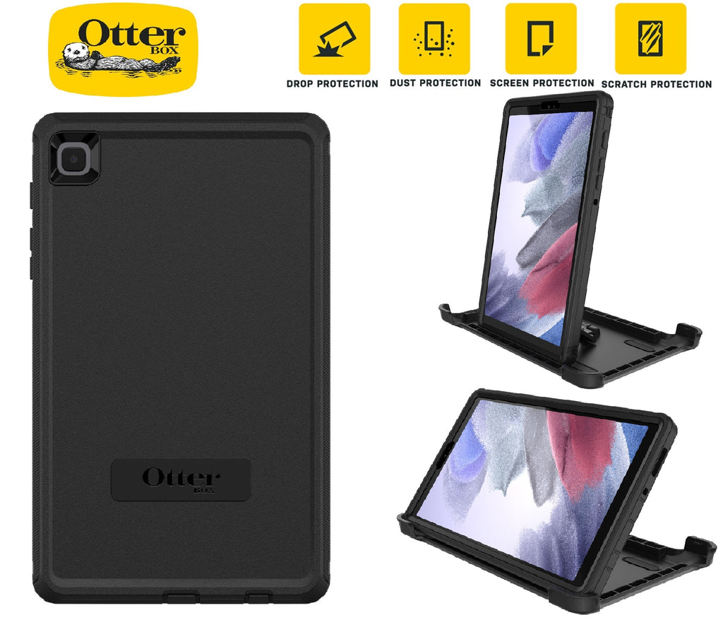 OtterBox Defender Samsung Galaxy Tab A7 Lite (8.7") Case Black - (77-83087), DROP+ 2X Military Standard, Built-in Screen Protection, 2 Years Warranty - Image 1