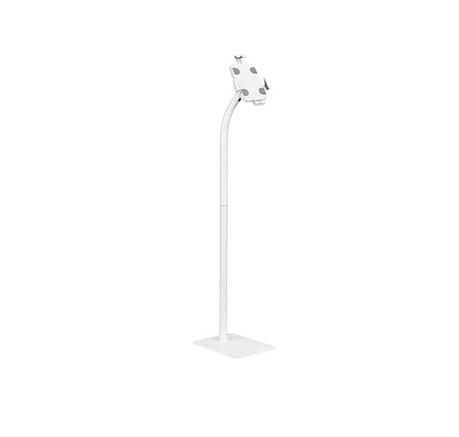 Brateck Universal Anti-Theft tablet floor stand compatible with most 7.9”-11” Tablets-White 220x300x1238mm Anti-Theft Locking Screw - Image 2