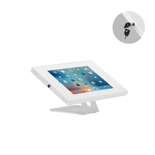 Brateck Anti-Theft Wall-Mounted/Countertop Tablet Holder  Fit most 9.7” to 11” tablets( iPad, iPad Air, iPad Pro, - White 343x206x186mm - Image 1