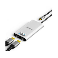mbeat® USB-C Dual 4K HDMI DisplayLink® Adapter with PD Pass-through  Dual 4K@60Hz 2 × HDMI 2.0  1 × USB-C 3.1 1 × USB-C PD 3.0 Supports up to 90W - Image 2